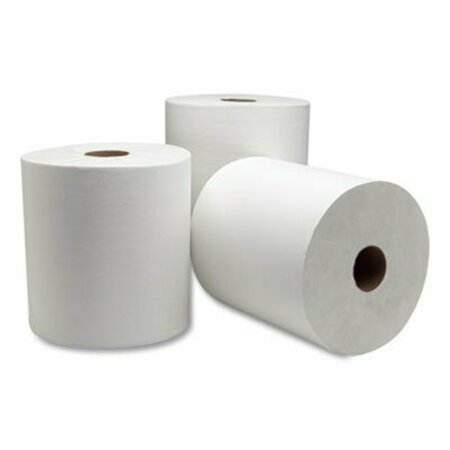 ESSITY Tork, ADVANCED HARDWOUND ROLL TOWEL, 7.88in X 1000 FT, WHITE, 6PK 214405